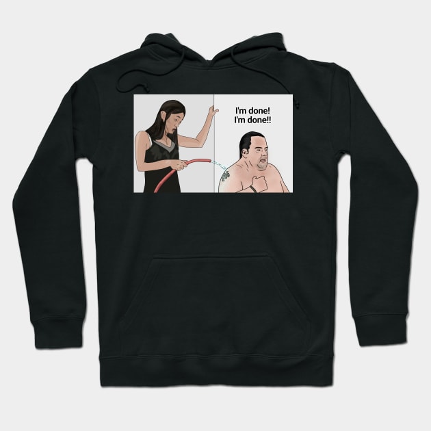 Big Ed and Rose - I'm done - 90 day fiance Hoodie by Ofthemoral